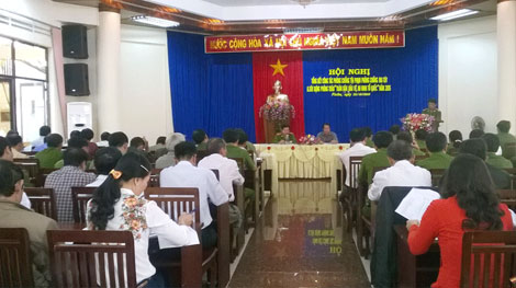 Đắk Lắk triển khai công tác phong trào bảo vệ ANTQ năm 2016