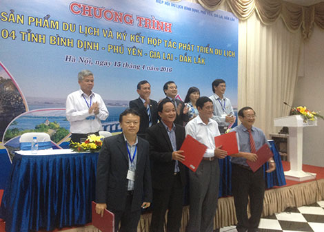 Ký kết hợp tác phát triển du lịch Bình Định- Phú Yên- Gia Lai- Đắk Lắk