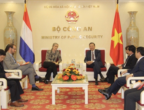 Việt Nam – Hà Lan tăng cường hợp tác trong lĩnh vực phòng, chống tội phạm
