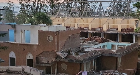 Sập công trình của Trường ĐH kiến trúc, hai người tử vong 