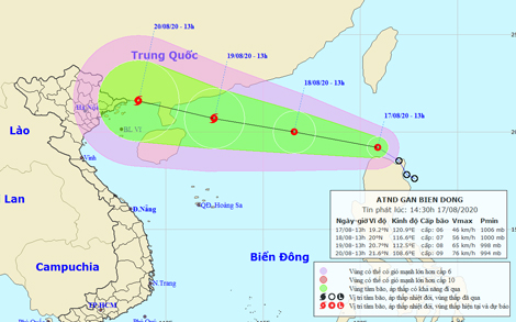 Chủ động ứng phó với diễn biến áp thấp nhiệt đới gần Biển Đông
