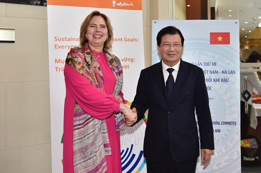 Việt Nam-Hà Lan hợp tác chặt chẽ hơn nữa để ứng phó biến đổi khí hậu