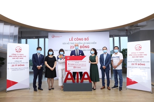 AIA Việt Nam hỗ trợ miễn phí nhân viên y tế phòng, chống dịch COVID-19 