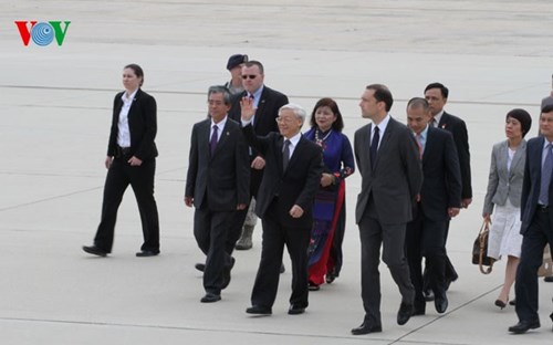 Tổng Bí thư Nguyễn Phú Trọng bắt đầu thăm chính thức Hoa Kỳ - Báo ...