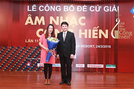 Giải âm nhạc Cống hiến: Nhạc sĩ Giáng Son được đề cử ở 2 hạng mục