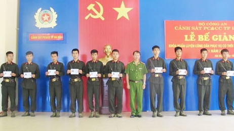 Tăng cường 148 chiến sĩ nghĩa vụ cho lực lượng PCCC TP Hà Nội