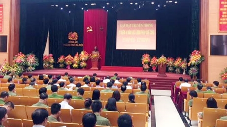 Công an Thủ đô kỷ niệm 40 năm Ngày truyền thống Pháp chế CAND