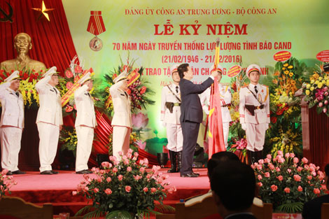 Lực lượng Tình báo CAND lần thứ 3  được tặng thưởng Huân chương Hồ Chí Minh