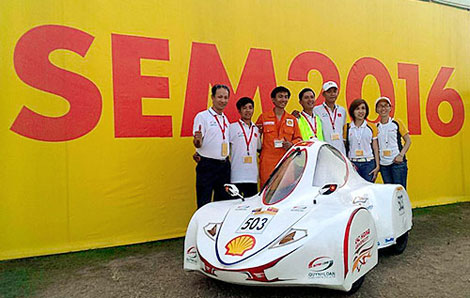 Sinh viên Việt Nam giành ngôi vô địch cuộc thi chế tạo xe siêu tiết kiệm nhiên liệu