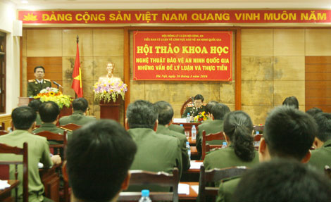 Hội thảo khoa học “Nghệ thuật bảo vệ ANQG, những vấn đề lý luận và thực tiễn”