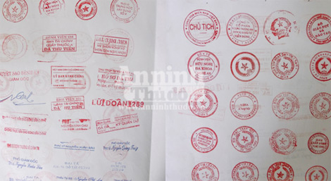 Giám đốc công ty lĩnh án tù vì làm giả con dấu, tài liệu 