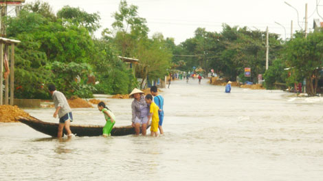 Nhiều địa phương bị ngập lụt, giao thông chia cắt