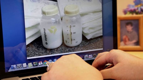 Cảnh báo sữa mẹ nhiễm khuẩn rao bán trên internet