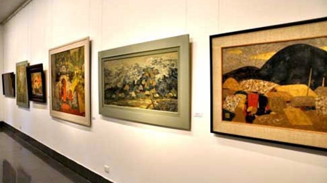 Lần đầu tiên Việt Nam triển lãm tranh sơn mài tại Hàn Quốc