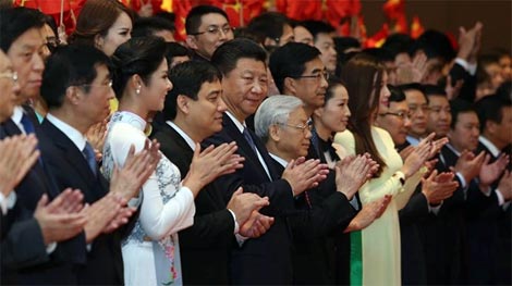 Phát biểu của Tổng Bí thư Nguyễn Phú Trọng tại buổi gặp đại biểu thanh niên hai nước dự chương trình gặp gỡ hữu nghị thanh niên Việt - Trung