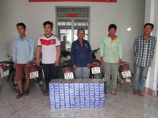 Hàng loạt “nài” thuốc lá lậu bị bắt giữ