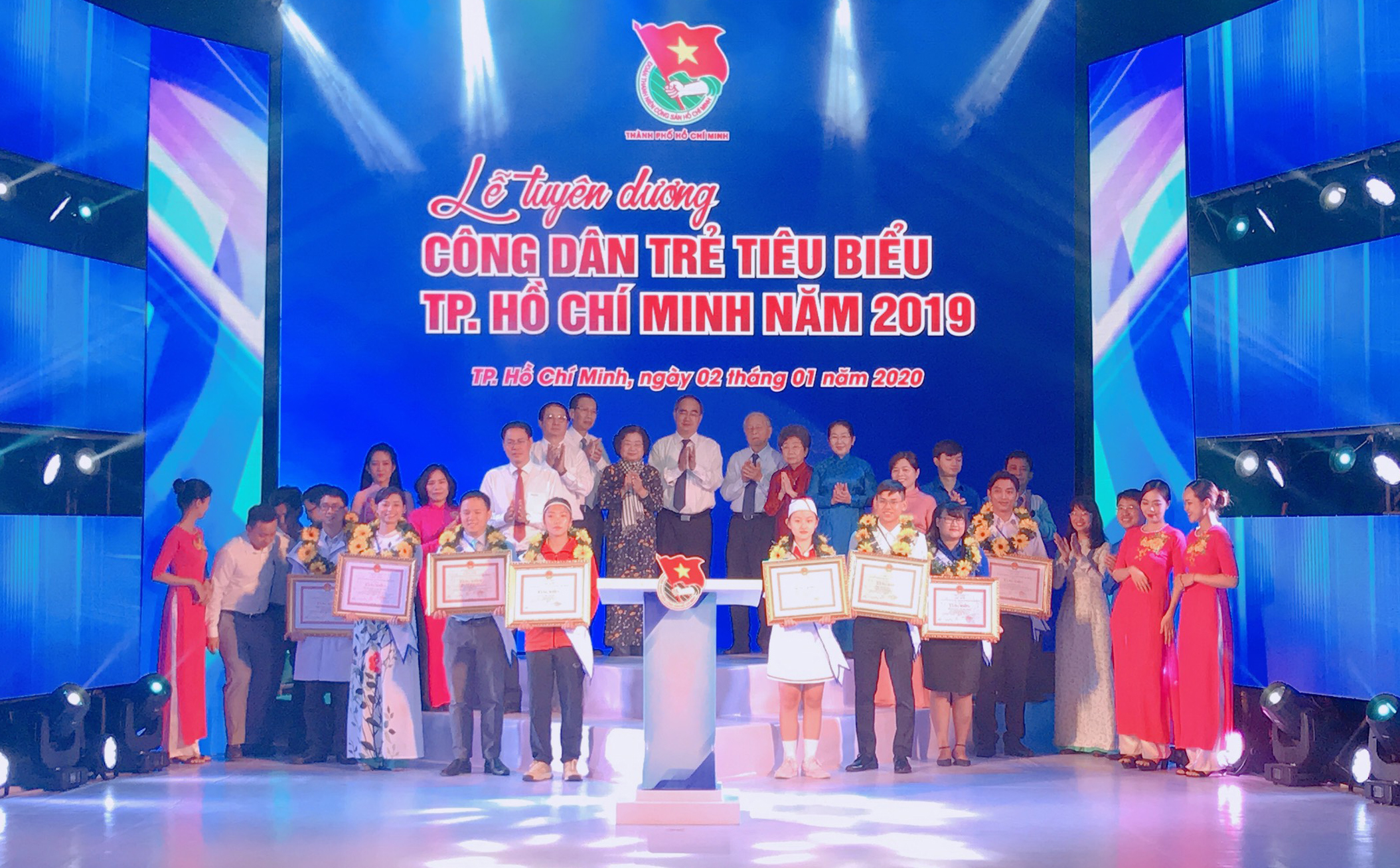 TP Hồ Chí Minh tuyên dương 12 Công dân trẻ tiêu biểu