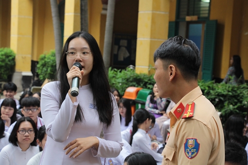 Chương trình “Hành trình Văn hóa giao thông” đến với học sinh phổ thông 