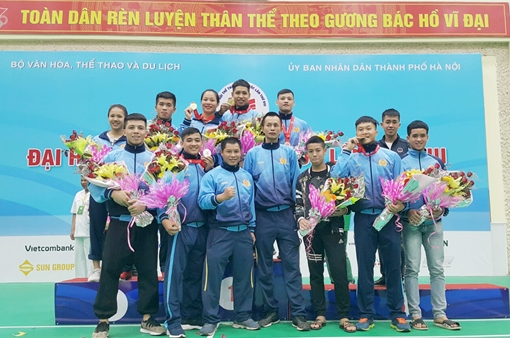 Đoàn Thể thao CAND giành thêm 3 HCV quý giá ở môn võ cổ truyền 