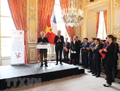 Kỷ niệm 45 năm thiết lập quan hệ ngoại giao Việt Nam-Pháp