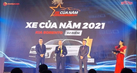 Kia Sorento giành danh hiệu “Xe của năm 2021”