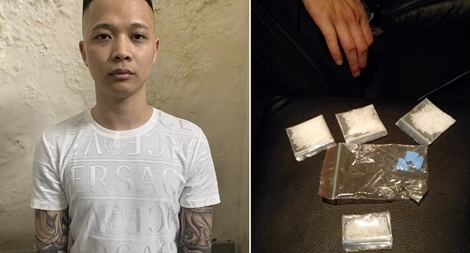 Mang ma túy đi chơi với bạn, tài xế xăm trổ đụng ngay 141