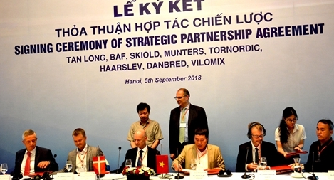 Việt Nam-Đan Mạch ký kết hợp tác trong lĩnh vực sản xuất nông nghiệp