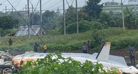 Rơi máy bay quân sự Myanmar, ít nhất 12 người thiệt mạng