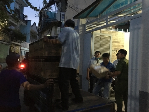 Đột kích căn nhà nghi làm giả ngũ cốc dinh dưỡng Beone