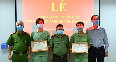 Khen thưởng đội PCCC cơ sở kịp thời cứu được thiệt hại hơn 100 tỷ đồng