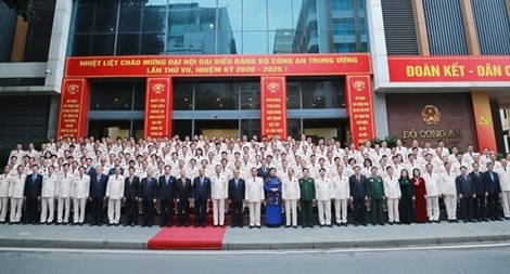 Khai mạc trọng thể Đại hội đại biểu Đảng bộ Công an Trung ương lần thứ VII