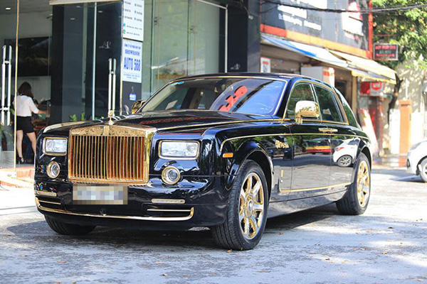 Khám phá RollsRoyce Phantom Rồng 133 chiếc toàn thế giới logo bằng vàng   CafeAutoVn