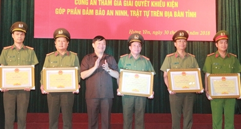 Tăng cường công tác Công an tham gia giải quyết khiếu kiện, tố cáo