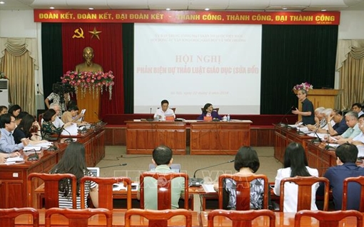 Dự thảo Luật Giáo dục (sửa đổi) cần bao quát nhiều vấn đề bức xúc của xã hội hiện nay