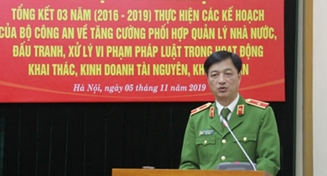 Tăng cường đấu tranh, ngăn chặn khai thác tài nguyên, khoáng sản