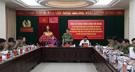 Bộ Công an kiểm tra công tác bảo đảm ANTT bầu cử đại biểu Quốc hội và HĐND các cấp