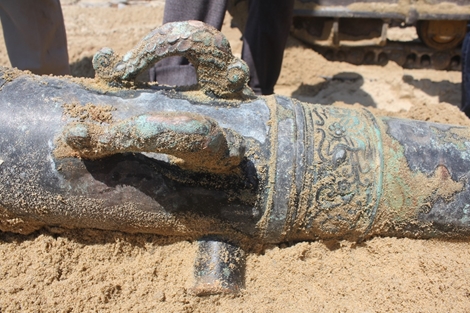 Súng thần công phát hiện tại bờ biển Đà Nẵng có xuất xứ từ Hà Lan