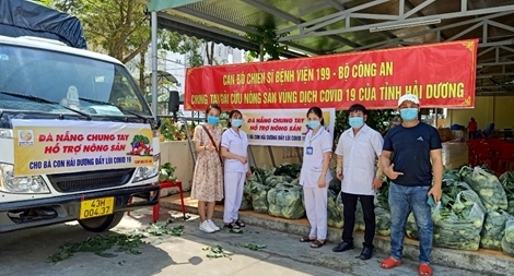 Bệnh viện 199 chung tay giải cứu nông sản Hải Dương