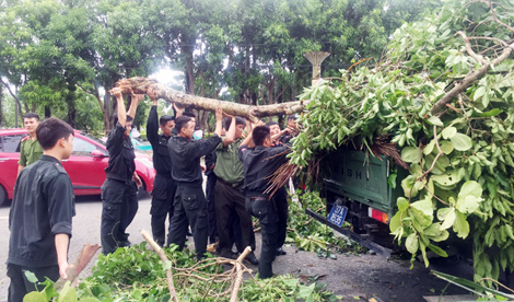 Bộ Công an chỉ đạo khắc phục hậu quả cơn bão số 2