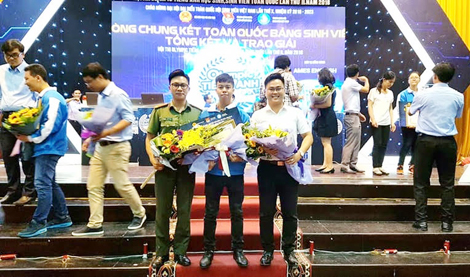 Nam sinh Học viện ANND giành giải nhất Hội thi “Olympic Tiếng Anh sinh viên toàn quốc”