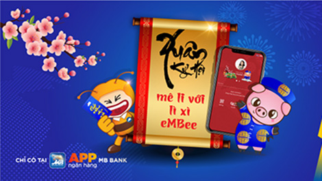 Lì xì online thời 4.0 trên App Ngân hàng MBBank