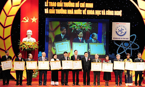 Công trình được Giải thưởng Hồ Chí Minh thì không đề nghị xét tặng Giải thưởng Nhà nước