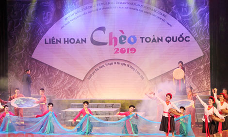 Sôi động liên hoan Chèo toàn quốc 2019 tại Bắc Giang