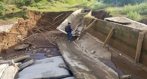 Thanh tra dự án Thủy lợi Plei Keo chưa nghiệm thu đã “nát”