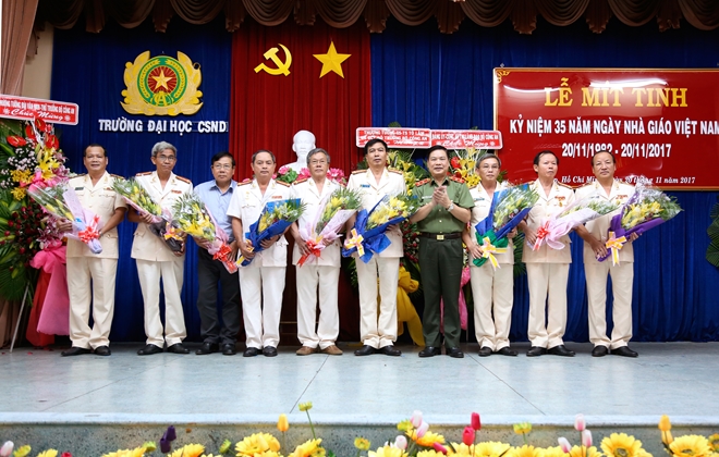 Các trường CAND tri ân ngày Nhà giáo Việt Nam 