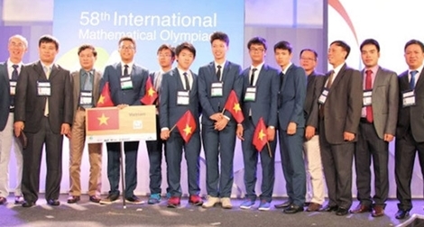 Việt Nam giành 4 Huy chương vàng Olympic Toán  quốc tế 2017
