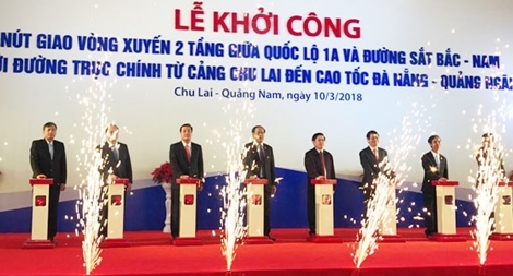 Khởi công nút giao thông vòng xuyến 2 tầng giữa quốc lộ 1A và đường sắt Bắc – Nam