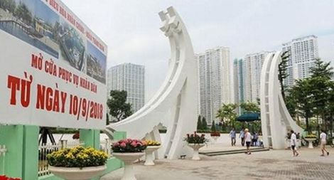 Hà Nội: Mở cửa Công viên Hồ điều hòa Nhân Chính