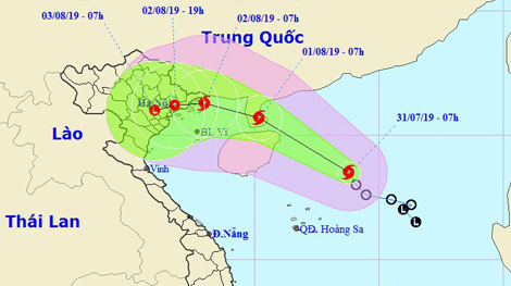 Hà Nội ứng trực 24/24, chủ động đối phó với bão số 3