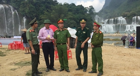 Bảo đảm ANTT Lễ hội thác Bản Giốc - Cao Bằng